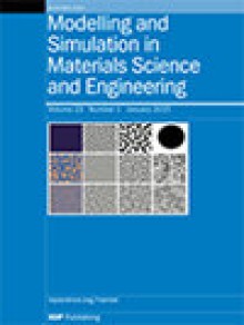 Modelling And Simulation In Materials Science And Engineering期刊