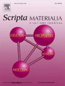 Scripta Materialia期刊