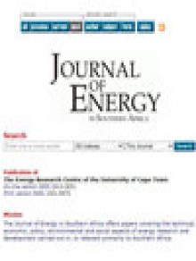 Journal Of Energy In Southern Africa期刊