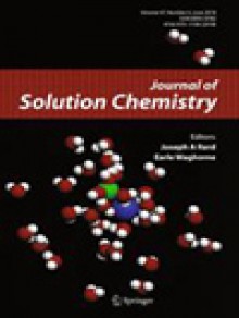 Journal Of Solution Chemistry期刊