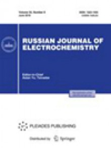 Russian Journal Of Electrochemistry期刊