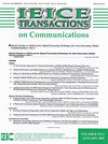 Ieice Transactions On Communications期刊