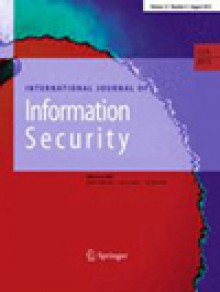 International Journal Of Information Security期刊