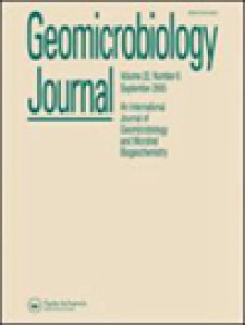 Geomicrobiology Journal期刊