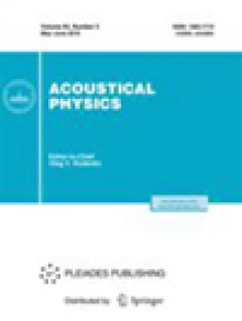 Acoustical Physics期刊