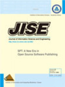 Journal Of Information Science And Engineering期刊