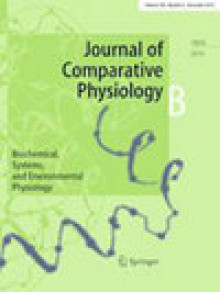 Journal Of Comparative Physiology B-biochemical Systems And Environmental Physio期刊