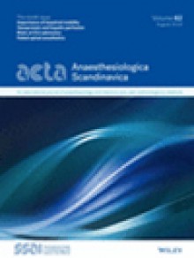 Acta Anaesthesiologica Scandinavica期刊