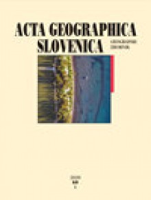 Acta Geographica Slovenica-geografski Zbornik期刊