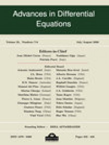 Advances In Differential Equations期刊