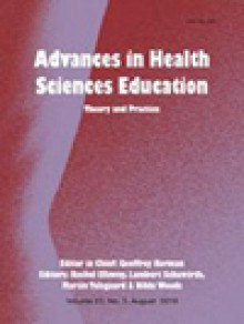 Advances In Health Sciences Education期刊