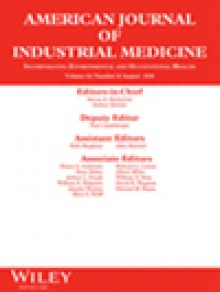 American Journal Of Industrial Medicine期刊