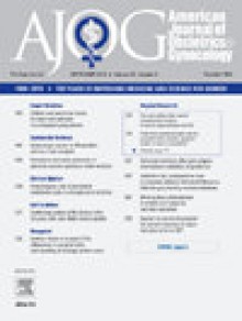 American Journal Of Obstetrics And Gynecology期刊