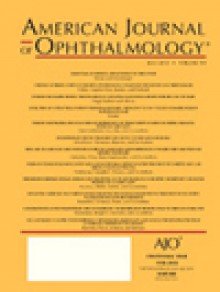 American Journal Of Ophthalmology期刊