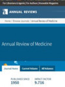 Annual Review Of Medicine期刊