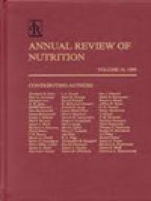 Annual Review Of Nutrition期刊