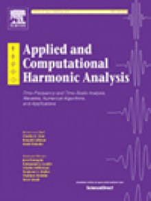 Applied And Computational Harmonic Analysis期刊