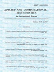 Applied And Computational Mathematics期刊