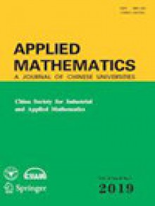 Applied Mathematics-a Journal Of Chinese Universities Series B期刊