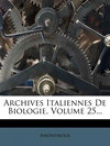 Archives Italiennes De Biologie期刊