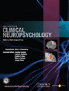 Archives Of Clinical Neuropsychology期刊