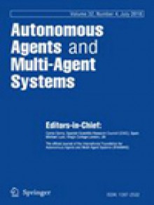 Autonomous Agents And Multi-agent Systems期刊