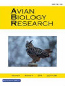 Avian Biology Research期刊