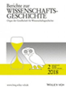 Berichte Zur Wissenschaftsgeschichte期刊