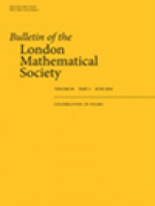 Bulletin Of The London Mathematical Society期刊