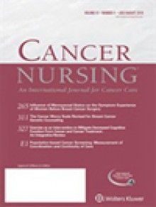 Cancer Nursing期刊