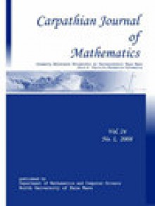 Carpathian Journal Of Mathematics期刊