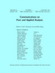 Communications On Pure And Applied Analysis期刊