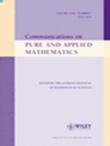 Communications On Pure And Applied Mathematics期刊