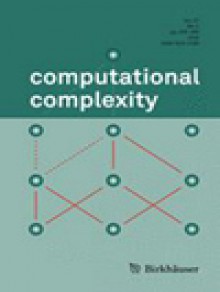 Computational Complexity期刊