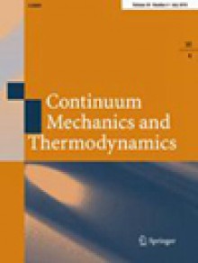 Continuum Mechanics And Thermodynamics期刊