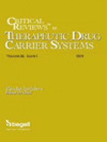 Critical Reviews In Therapeutic Drug Carrier Systems期刊