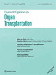 Current Opinion In Organ Transplantation期刊