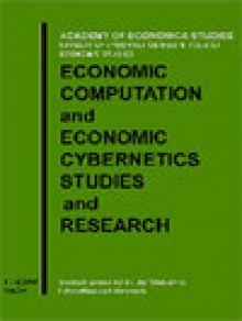 Economic Computation And Economic Cybernetics Studies And Research期刊