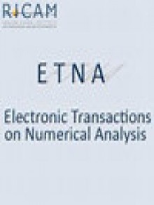 Electronic Transactions On Numerical Analysis期刊