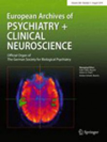 European Archives Of Psychiatry And Clinical Neuroscience期刊