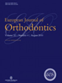 European Journal Of Orthodontics期刊