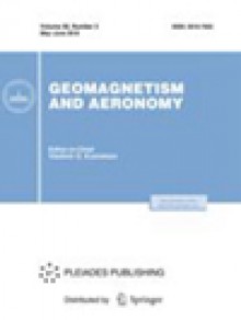 Geomagnetism And Aeronomy期刊