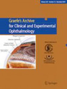 Graefes Archive For Clinical And Experimental Ophthalmology期刊