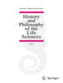 History And Philosophy Of The Life Sciences期刊