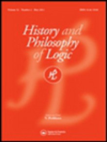 History And Philosophy Of Logic期刊