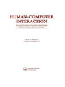 Human-computer Interaction期刊