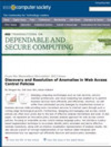 Ieee Transactions On Dependable And Secure Computing期刊