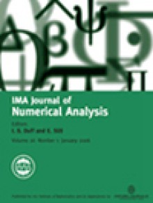 Ima Journal Of Numerical Analysis期刊