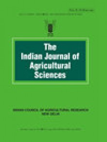 Indian Journal Of Agricultural Sciences期刊