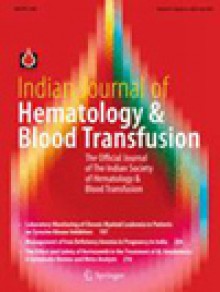 Indian Journal Of Hematology And Blood Transfusion期刊